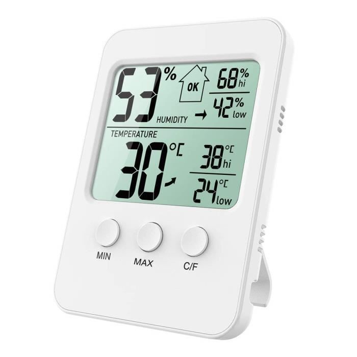 ORIA-hygromètre thermomètre numérique LCD
