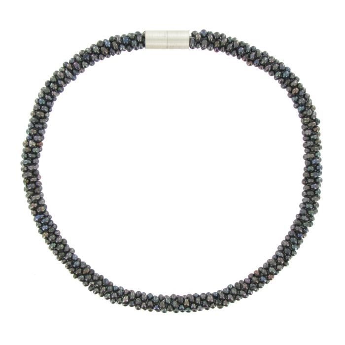 LES POULETTES BIJOUX - Bracciale Argento 925 Perle di Smalto e