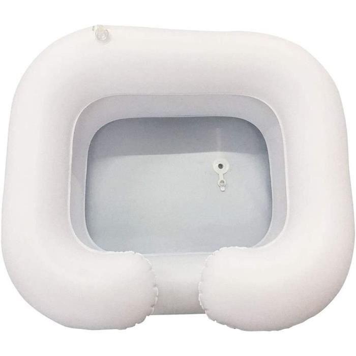 Lavabo Gonflable Portable Pour Cheveux Au Lit – Idéal Personnes Alitées, Blessées, Femmes Enceintes Et Postopératoires – Avec Tuyau 1m