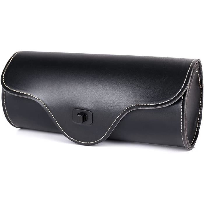 Sacoche De Selle Vélo Vintage Cuir Synthétique Noir - Sacoche Rétro