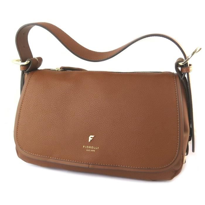 Sac createur Fiorelli camel tan 32x18x17 cm. P0966 Marron marron Cdiscount Bagagerie Maroquinerie
