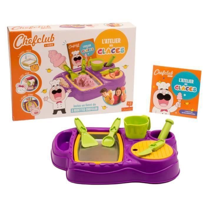 CHEFCLUB KIDS LAtelier Mes Créations de Crèmes Glacées-Kit de Cuisine pour Les Enfants-À partir de 3 Ans - 430466