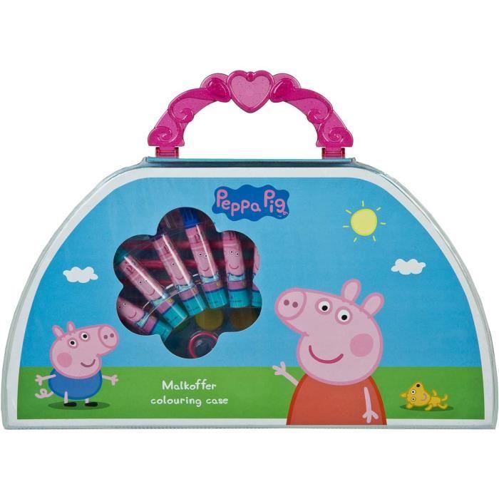 Mallette De Coloriage Peppa Pig Cdiscount Beaux Arts Et Loisirs Creatifs