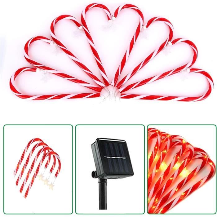 Guirlande Solaire Père Noël Imperméable - 8 Modes Pour Déco Noël Extérieur/intérieur