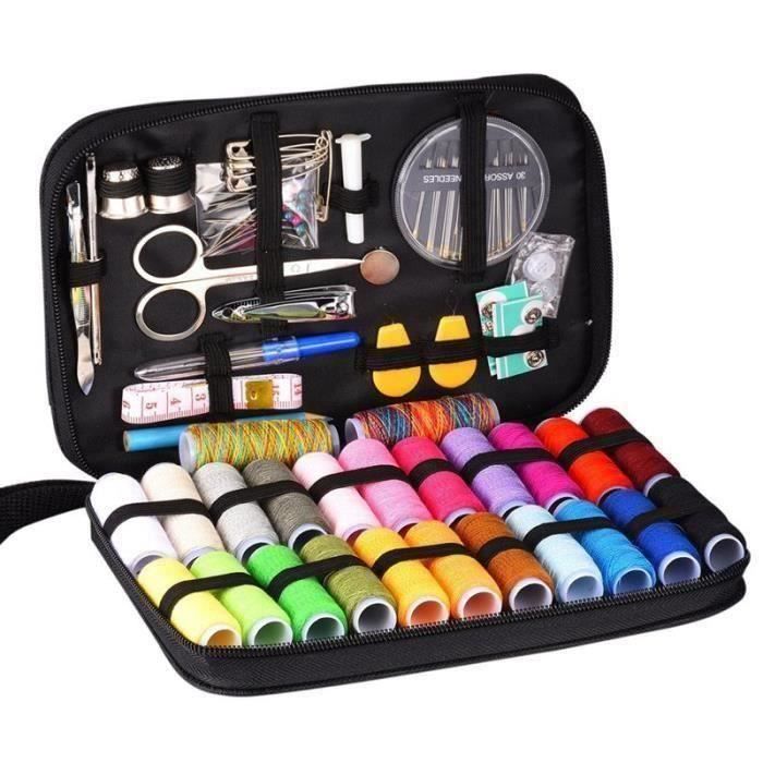 Kit de couture avec 100 fournitures et accessoires de couture - 24 fils de  couleur, produits de