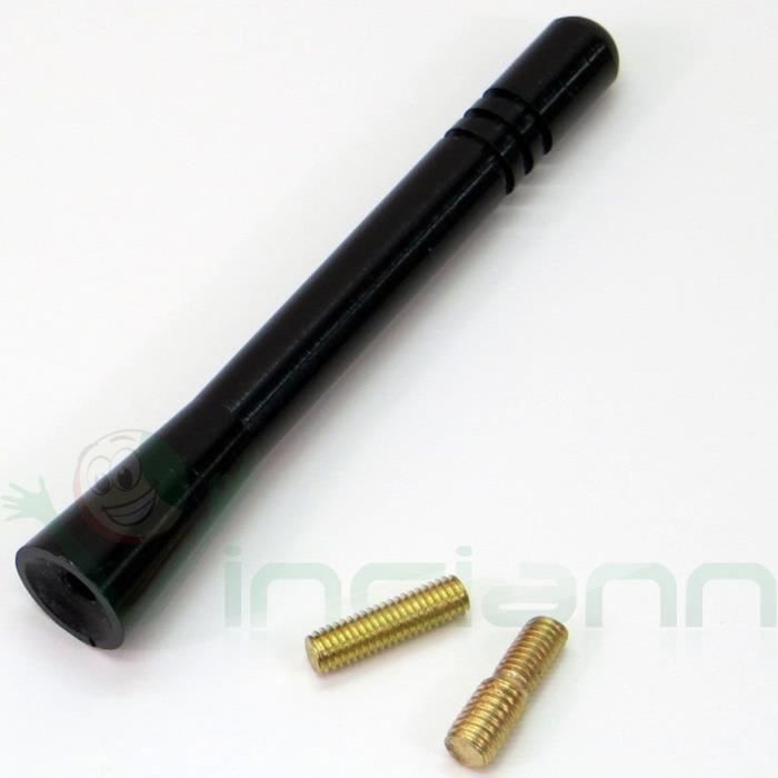 Antenne voiture universelle courte Alliage Aluminium Métal 9 cm Noir radio  tuning car - Achat / Vente antenne auto-moto Antenne voiture universel -  Cdiscount