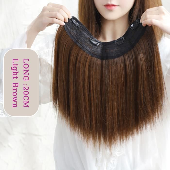 Accessoires coiffure perruque demi t te en U pour femmes postiche