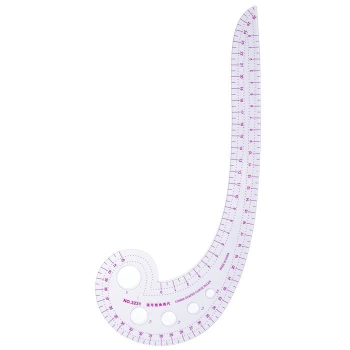 Regle Couture,6pcs Couture Français Règle Courbe Mesure Couture Sur