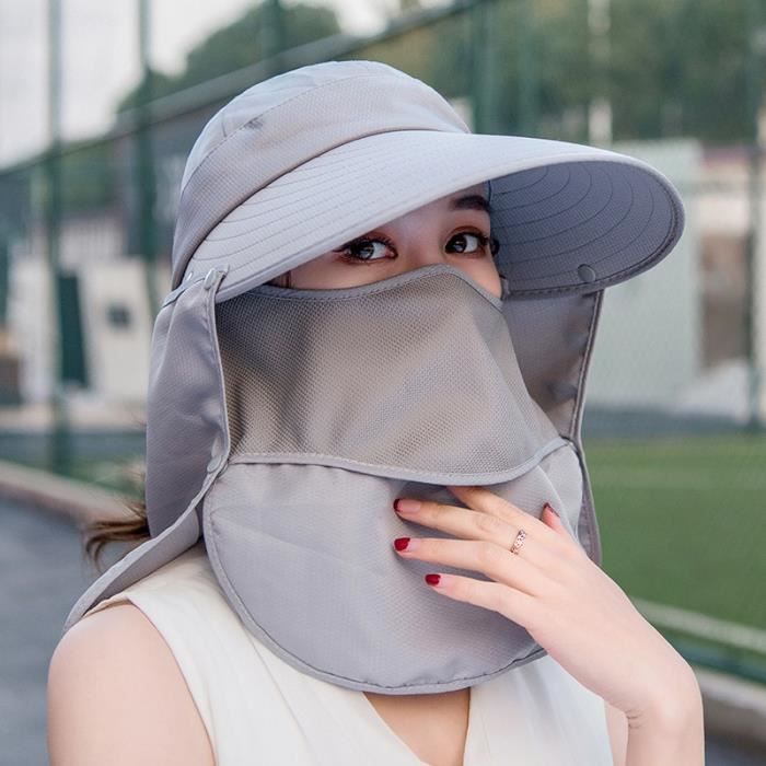 Casquette,Chapeau de protection solaire pour femmes, version