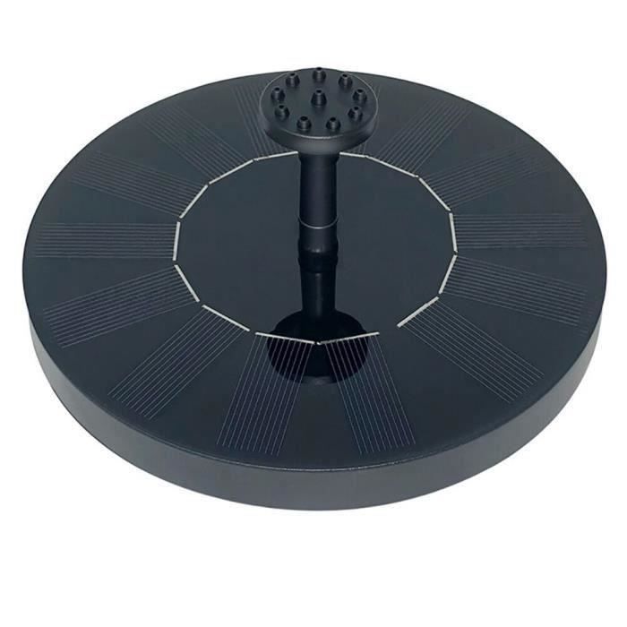 Fontaine Solaire Flottante VGEBY - Blanc - Décoration Jardin Extérieur