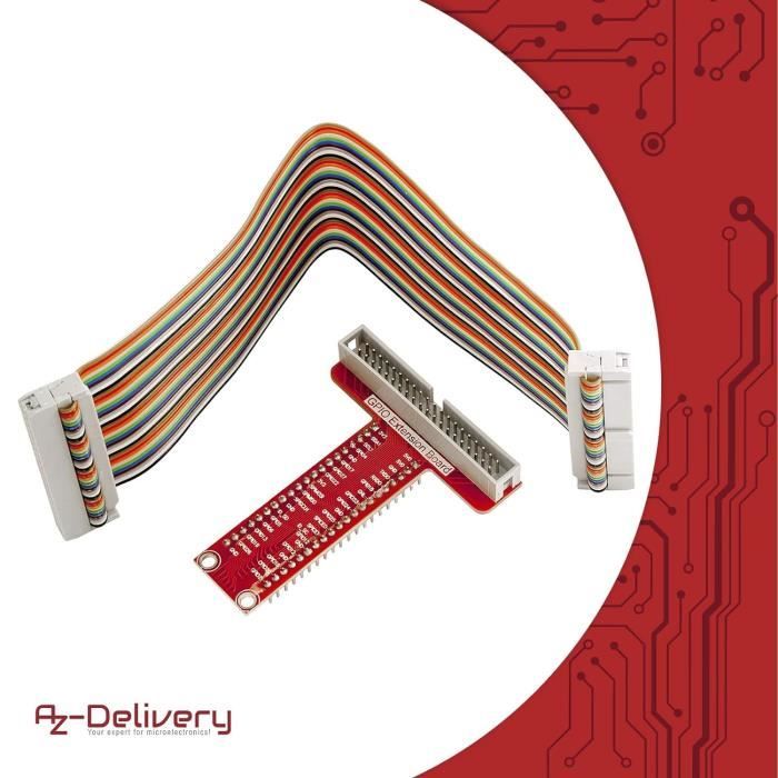 AZ-Delivery GPIO Breakout pour Raspberry Pi 3 / Zero / Zero / 2 / B ...