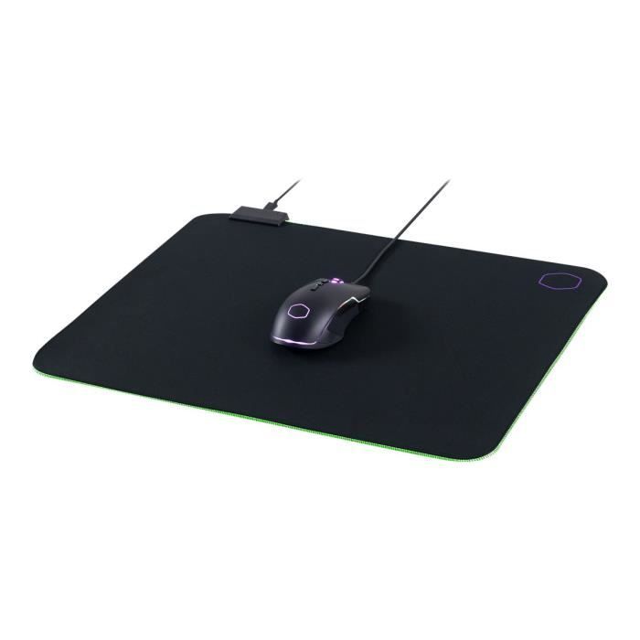 Tapis de souris éclairé - COOLER MASTER - MP750-L - Noir violet - Imperméable - RGB