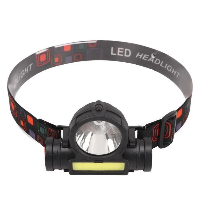 1/2/4pcs lampe frontale cob ultra lumineuse mini phare led à - France
