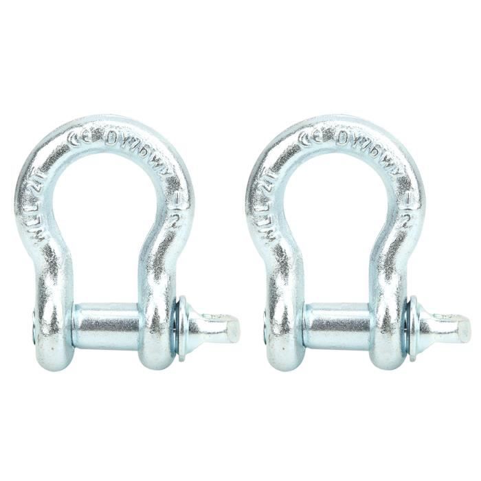 Lot de 14 manilles d'ancrage en acier inoxydable 304 en forme d'arc pour corde de survie, paracorde, bracelet de camping, chaîne de levage de camping, 8 mm Lot de 14 manilles d'ancrage en acier inoxydable 304 en forme d'arc pour corde de survie, paracorde, bracelet de camping, chaîne de levage de camping, 8 mm