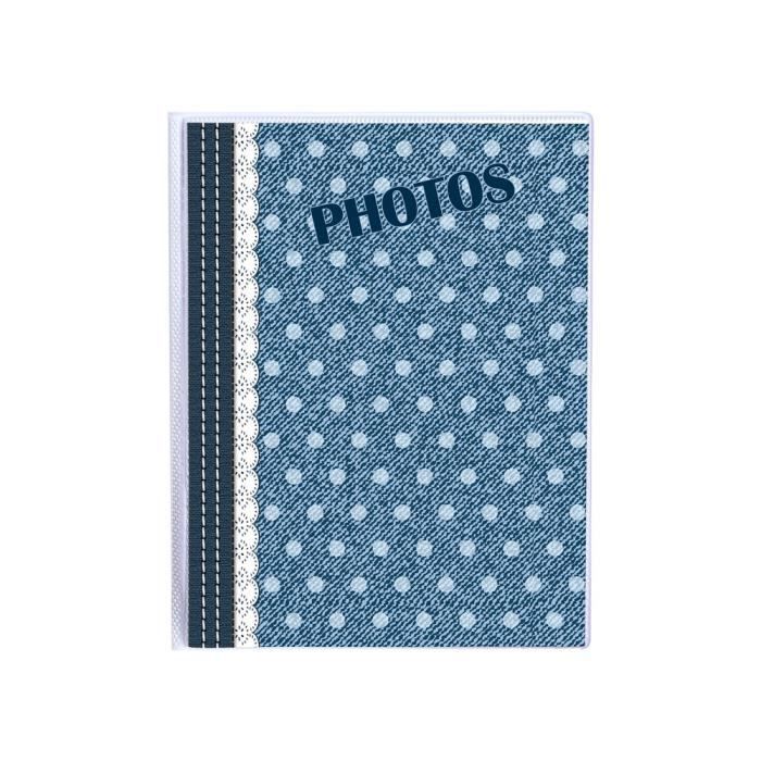 Album Photo EXACOMPTA - 64 Photos 10x15cm - 32 Pages - Format 17.5x23cm - Pochettes Souples