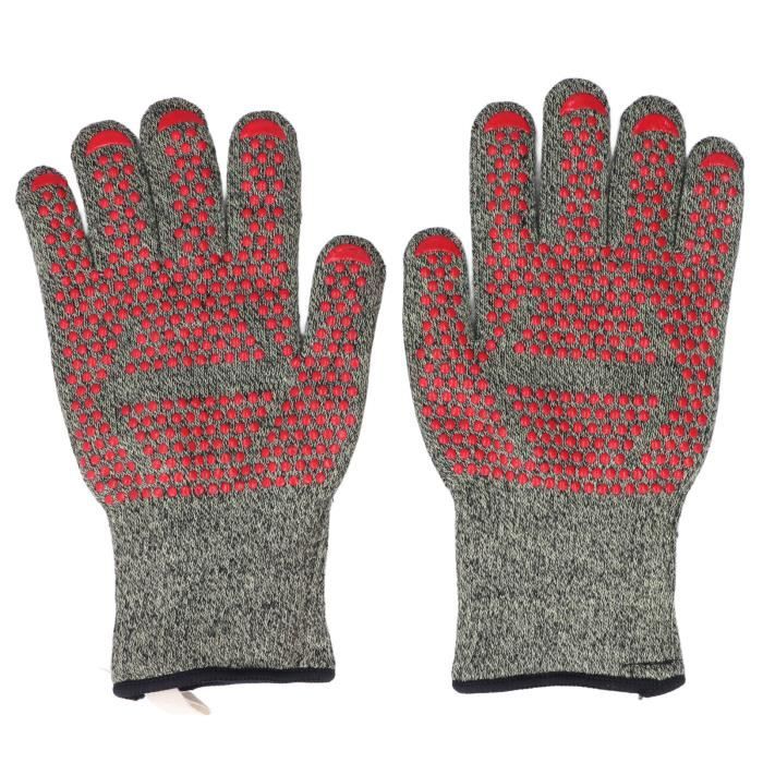 Gant De Four Résistant à La Chaleur Lacor - 30 Cm, Gris | Sangle Suspendue, Protection Avant-bras