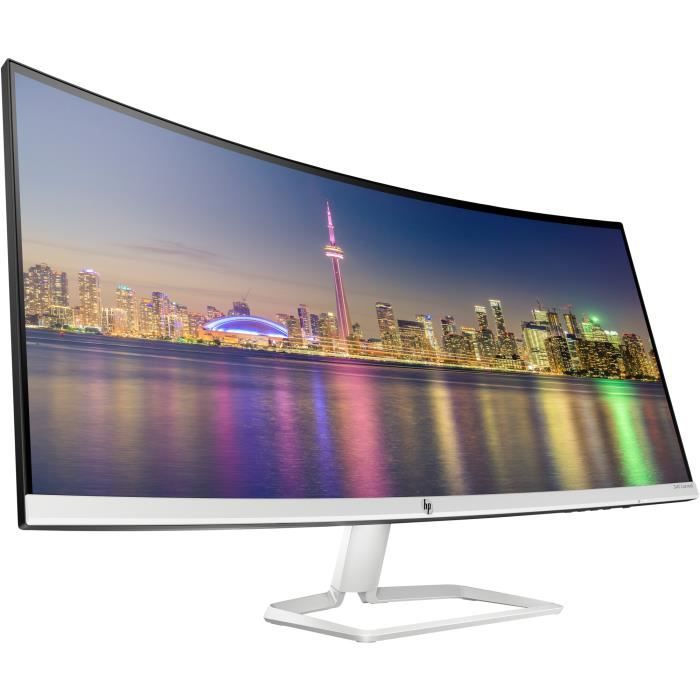 HP Moniteur LED 34f écran plat de PC 86,4 cm (34") 3440 x 1440 pixels UltraWide Quad HD LED