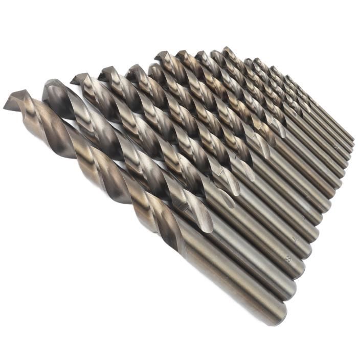 10 Forets Hélicoïdaux 0,7mm PATIKIL – Acier Rapide M2, Pointe 135°, Pour Métaux Durs, Perçage Précis (lot De 10) - 2