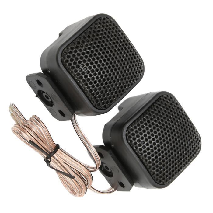 HURRISE Tweeters de voiture 2 Pcs Voiture Tweeters 105dB 500W Haut