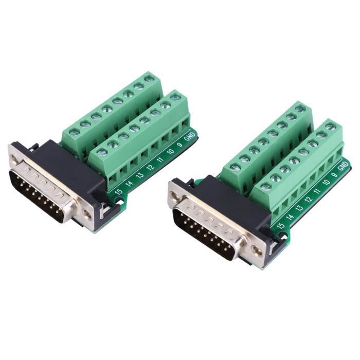 Oiyagai Adaptador De Cable VGA DB15 Hembra En Ángulo Recto A Macho