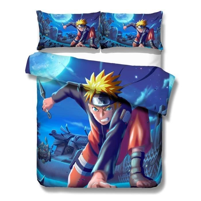 Housse De Couette 200X200 Dessin Manga - Linge De Lit ...