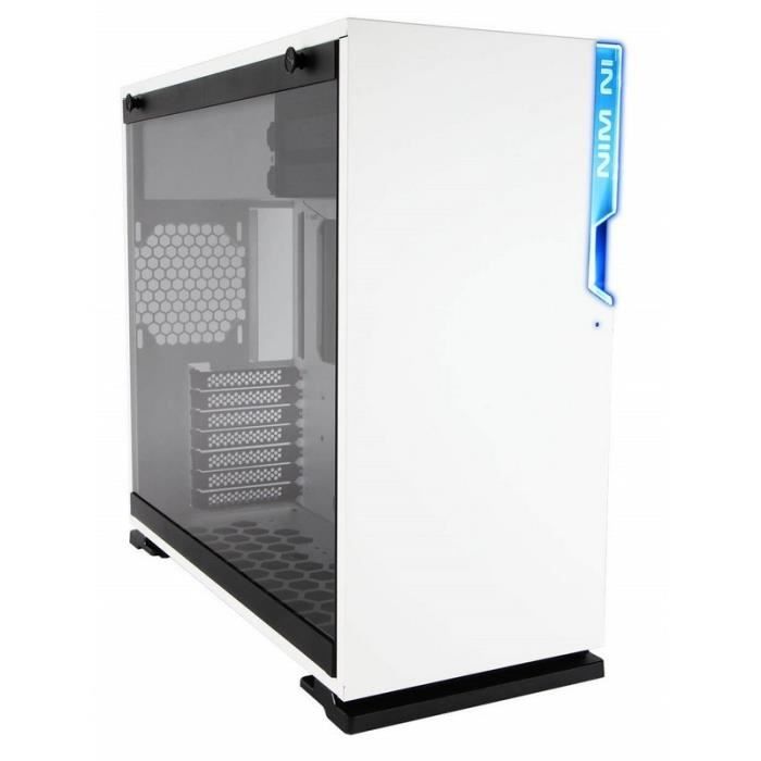 Boitier IN WIN 101 Blanc - Tour - ATX - Fenêtre latérale - Refroidissement 360mm