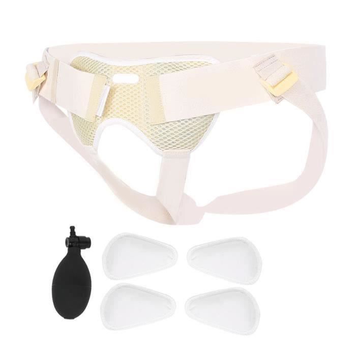 Ceinture Hernie Double Compression Ziplocare - Soutien Abdominal Réglable Adulte