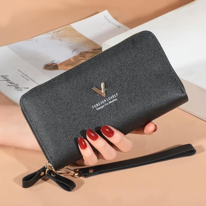 Portefeuilles Pour Femmes En Cuir Synthétique Lisse Et Souple - PORTE