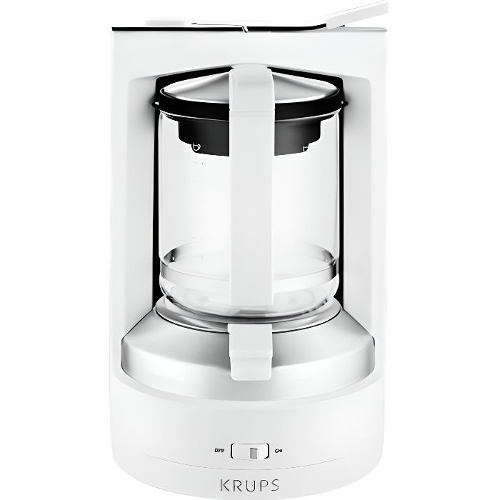 Cafetière - KRUPS - KM468210 T8.2 - 12 tasses - Filtre - Blanc
