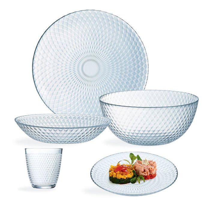Service de table 25 pièces Pampille - Luminarc