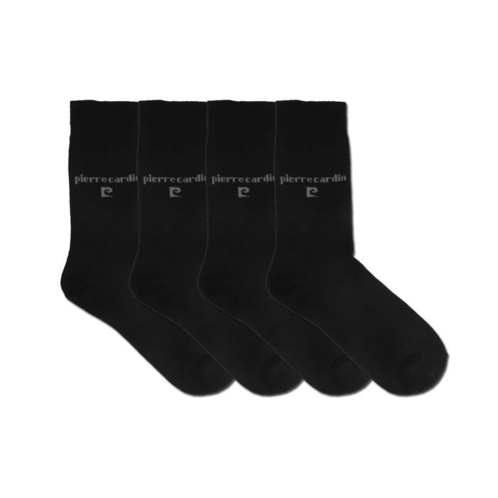 10 paires de chaussettes Pierre Cardin en coton noir 