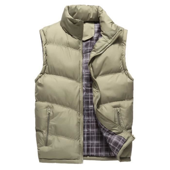Manteau Sans Manche Homme Gilet Sans Manches HNVAVQ Doudoune