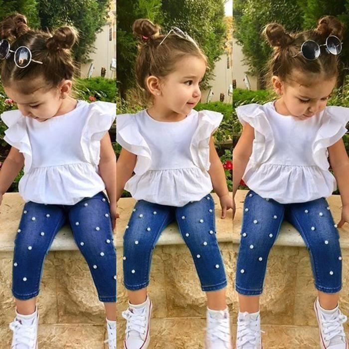 Enfant En Bas Age Enfants Bebe Filles Tenues Hauts T Shirt Solides Pantalons Perle Denim Jeans Set Blanc Taille Asiatique Il Est Blanc Cdiscount Pret A Porter Enfant En Bas Age Enfants Bebe Filles Tenues Hauts T Shirt Solides Pantalons Perle Denim Jeans Set Blanc Taille Asiatique Il Est Blanc Cdiscount Pret A Porter
