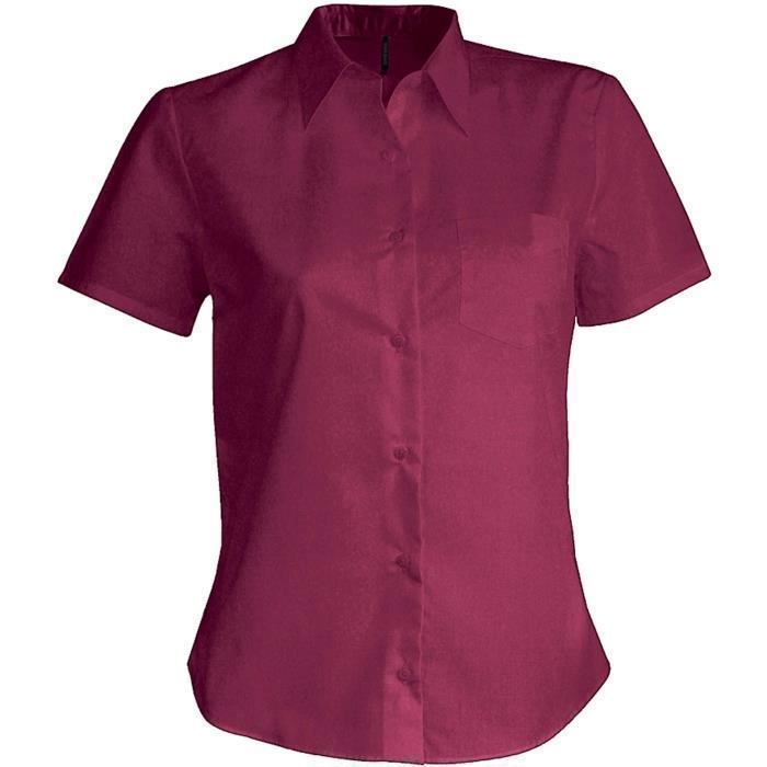 Chemise Paramo Saba femme rose moyen Nikwax voyage manches courtes