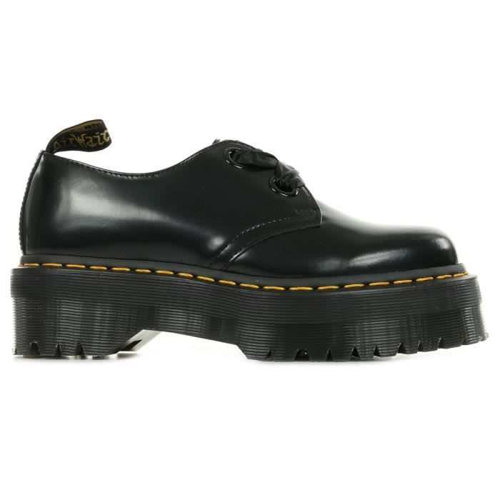 Bottes Dr Martens Holly - Femme - Noir - Talon compensé - Cuir