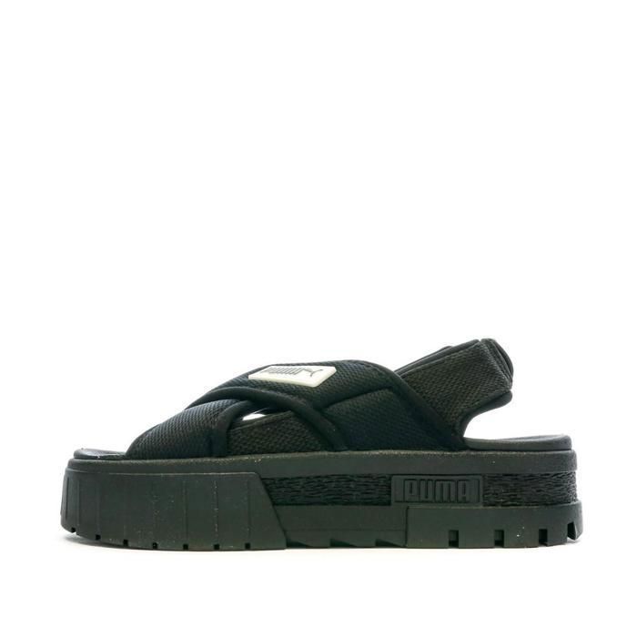 Sandales femme Puma Mayze Wns noir Noir Cdiscount Chaussures