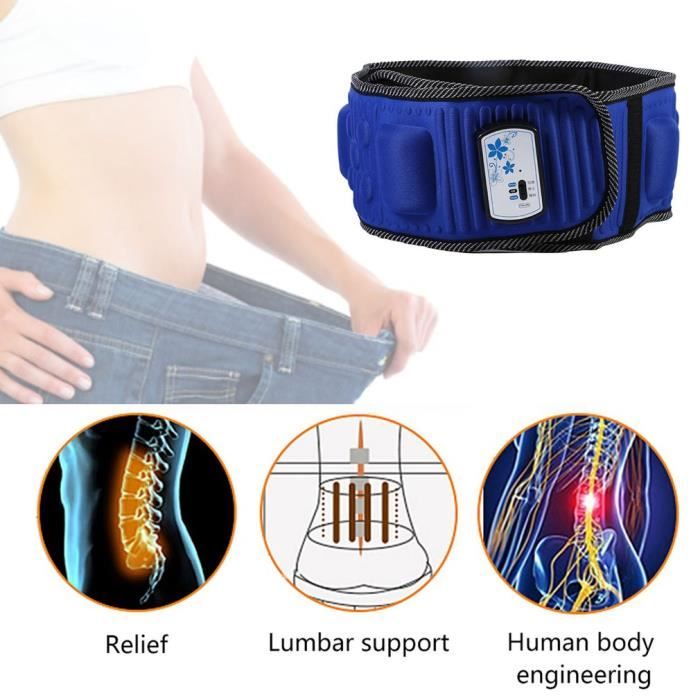 Ceinture de massage a vibration Vibro amincissant perte de poids de corps de ventre Cdiscount Electromenager