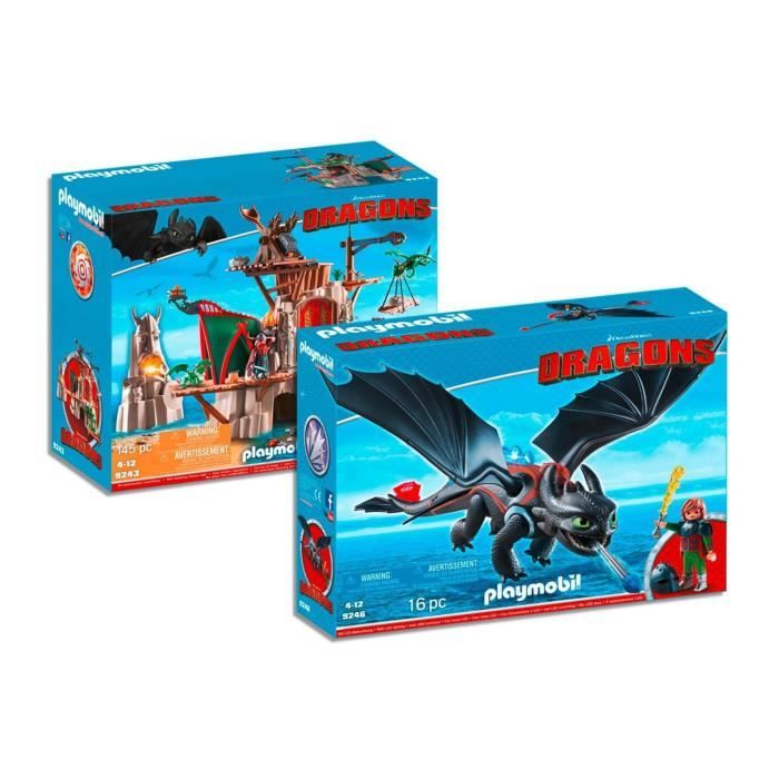 Playmobil dragon shop set