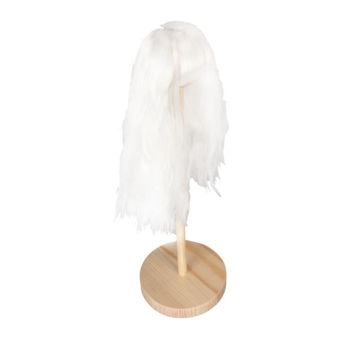 Perruque Femme Bouclée Longue Blond Foncé Cuivré - Synthétique - Taille Moyenne - Neuf Avec étiquettes
