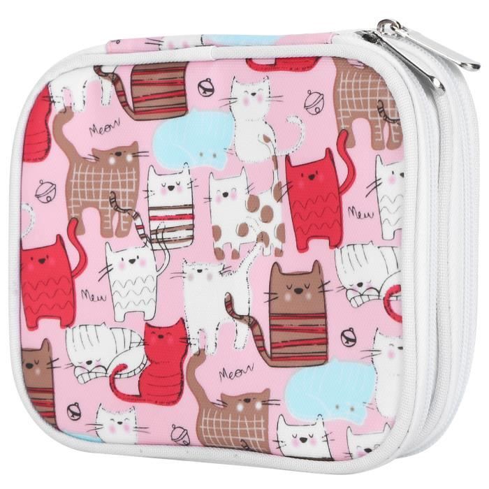 Étui Roulant Organisateur Pour Crochet Et Aiguilles à Tricoter - Taille 39,5 X 18 Cm - Polyester Léger - Rangement Pratique
