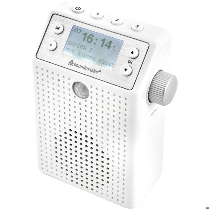 soundmaster DAB60WE Radio prise de courant DAB+ FM Bluetooth USB fonction mains libres avec microphone protégé cont