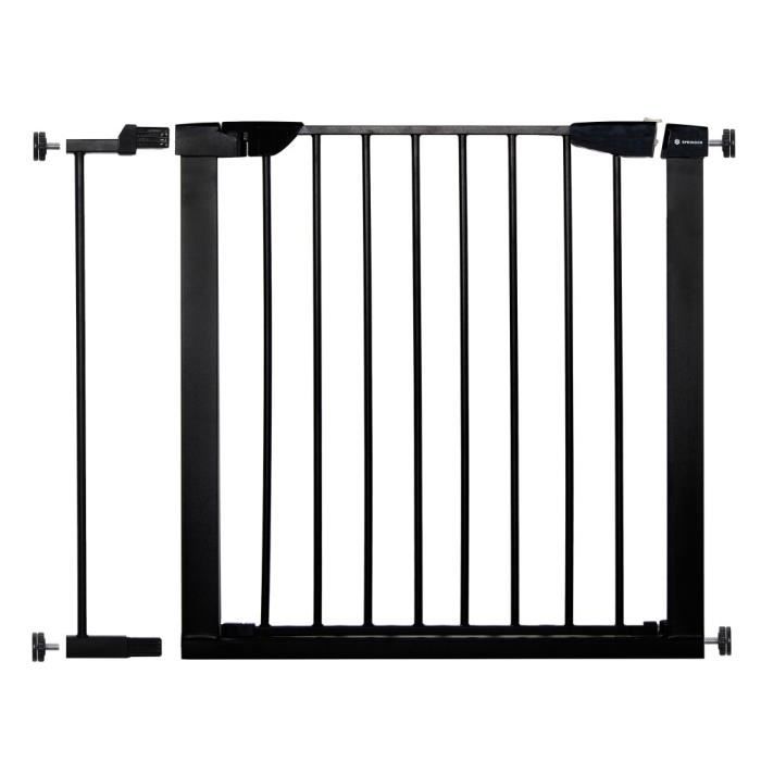 SPRINGOS® Barrière de Sécurité Bébé Enfant pour Escaliers Portes 75-89 cm