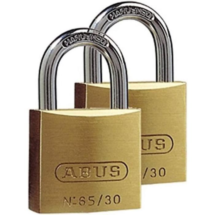 Cadenas en laiton à clés identiques 30mm - clé 5303 Abus main image 0