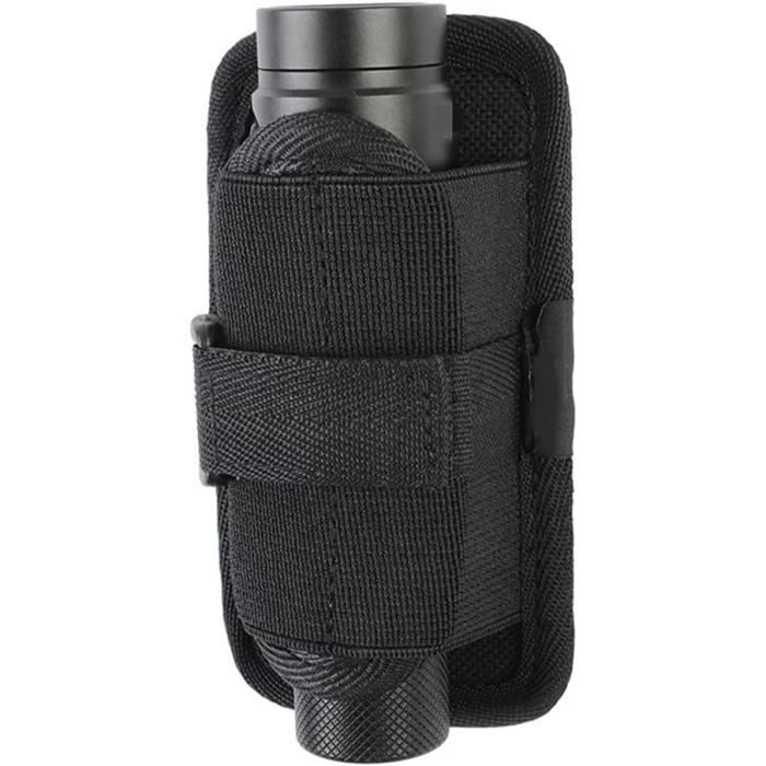 Étui Ceinture Pour Lampe Tactique - Nylon 1000D, Ajustable, Compatible MOLLE - 10