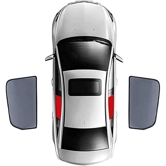 Pare-soleil Magnétique Voiture – Lot De 2 – Protection UV 98% – Amovible Sans Trace – Pour Fenêtres Latérales – Universel