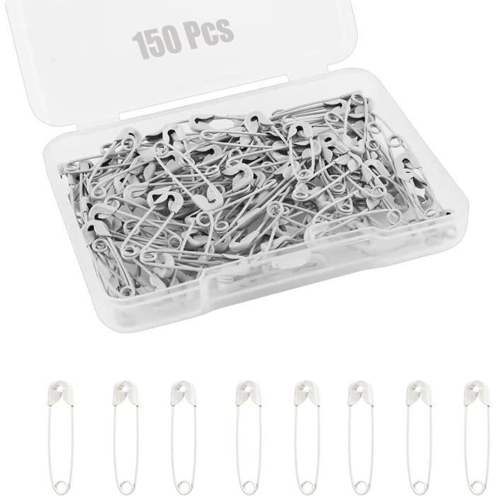 GZjiyu 200 PCS Épingle A Nourrice, Épingles De Sûreté Métalliques, 53