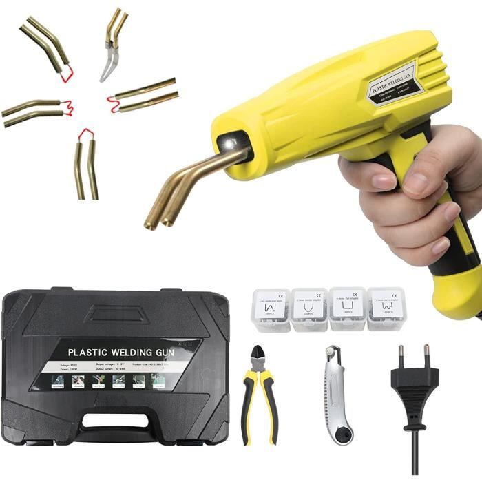 220V Kit Soudure Plastique achines - OTOCOCHE 100W 65W 25W Pistolet Soudure Plastique RéGlable