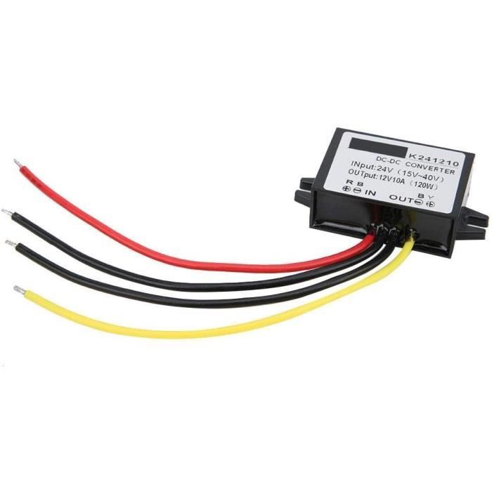 Convertisseur Abaisseur De Tension DC-DC 48V/36V Vers 24V - Puissance 1500W, Courant 40A Ou 60A, Pour Applications Véhicules