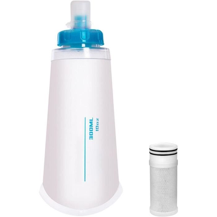 Gourde Filtrante Alcaline Portable - Parfaite Pour Le Voyage, Camping, Randonnée Ou Urgence