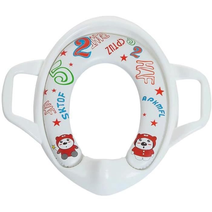 Siège De Toilette Enfant - Silicone Souple - Antidérapant - Pour Toilettes Rondes/ovales - Apprentissage Propreté